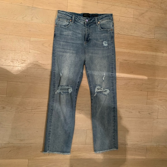 Kendall & Kylie Denim - Kendall & Kylie The Icon High Rise Straight jeans